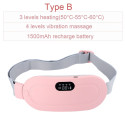 Heating pad for Period Cramps & Vibration sliming Massage belt