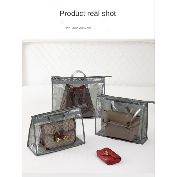 Sturdy With Wall Bags Shelf & Closet Cover Zipper For Purse Handles Organizer Handbag