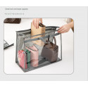 Sturdy With Wall Bags Shelf & Closet Cover Zipper For Purse Handles Organizer Handbag