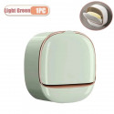 Wall-mounted household soap holder drain with cover bathroom soap storage rack