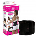Miss Belt Instant Waist Adjustable Hourglass Body Slimming Shaper - Black
