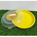 Plastic Ruti Box with Lid (1pcs)/Ruti box/plastic round shape box