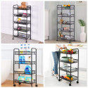 Multi-layer Movable Kitchen Rack