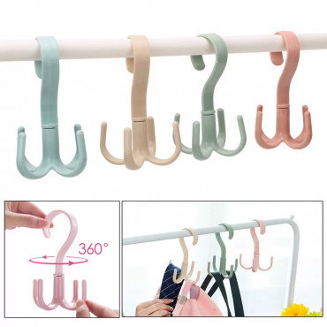 360 Degree Rotatable Bag Shoes Belt Scarf Hanger
