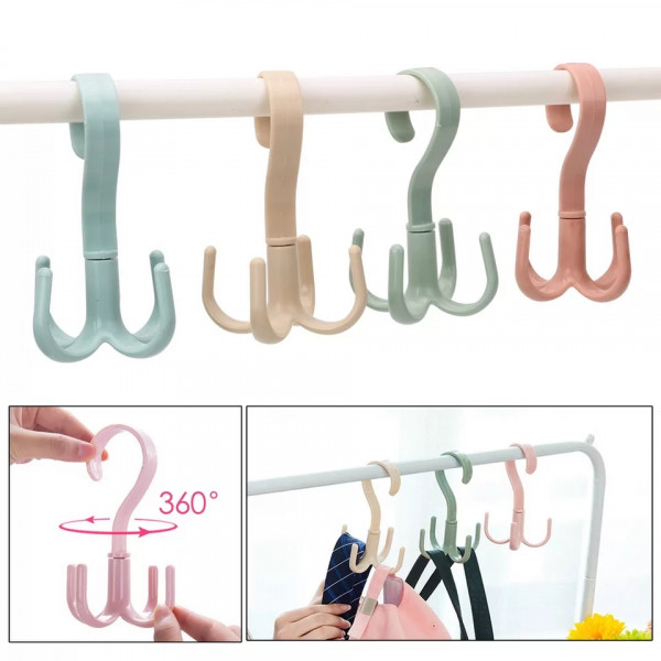 360 Degree Rotatable Bag Shoes Belt Scarf Hanger