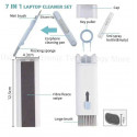 7-in-1 Cleaning Kit for Keyboard Earphone Screen Cleaner Brush