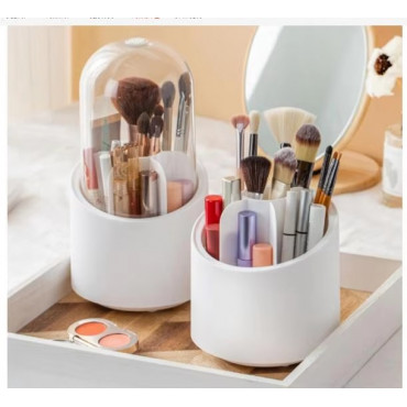 360 Degree  Rotating Makeup Brush Storage