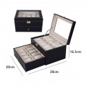 2 Layer 20 Slots Watch Box