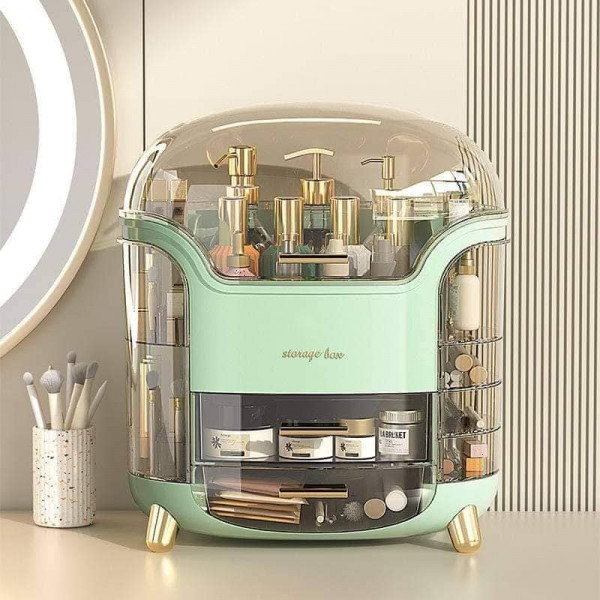 Dust & Water-Proof Large Capacity Cosmetics Storage Box