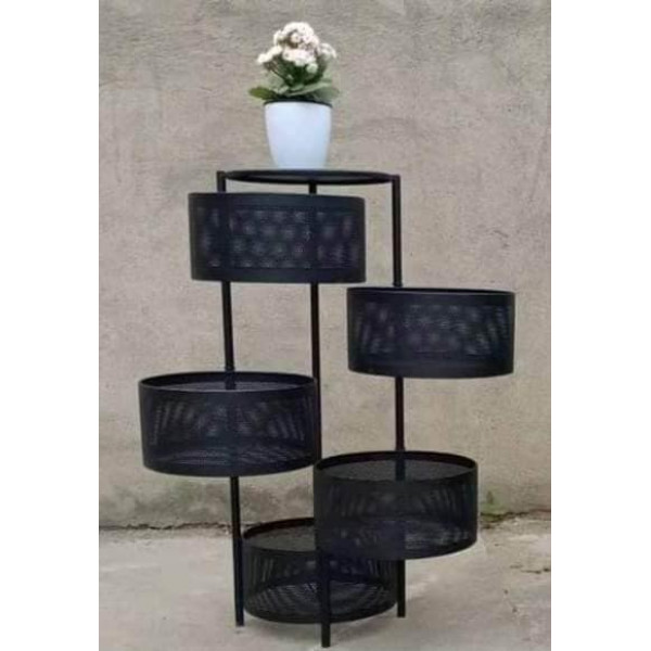 Multifunctional Rotating 5 layer Vegetable Rack