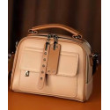 Genuine Soft Leather Handbag (মিষ্টি ব্রাউন কালার)