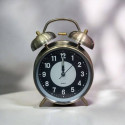 Bell Alarm Black And Pink (RADIUM) Clock (TC-207)