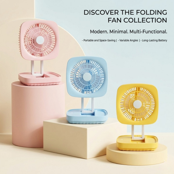 Rechargeable Foldable Fan (JK-F666)