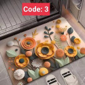 Premium 3D Print Floor Mat- Code: 12 ( সাইড দিয়ে বর্ডার সেলাই করা )