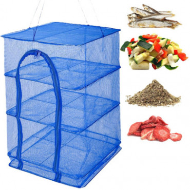 Foldable 4 layer Food Drying Net