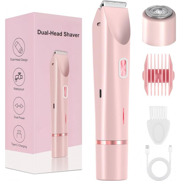 Dual head bikini trimmer  2-In-1