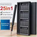 Magnetic 25-in-1 screwdriver set