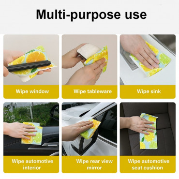 Washable Printed Microfiber Cloth
