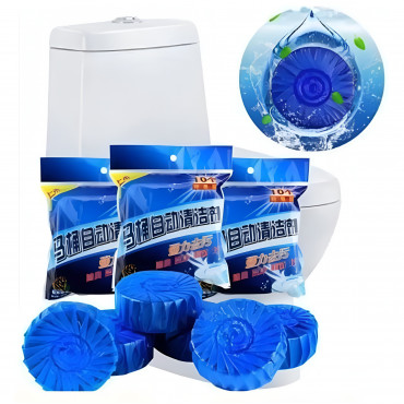 Blue Bubble Toilet cleaner ১০ পিসের ৪ প্যাকেট