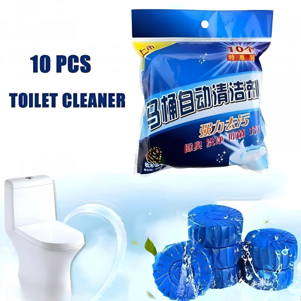 Blue Bubble Toilet cleaner ১০ পিসের ১ প্যাকেট 