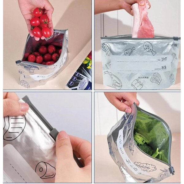 Aluminum foil zip lock bag