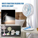 Rechargeable Folding LED Fan Light