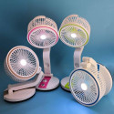 Rechargeable Folding LED Fan Light