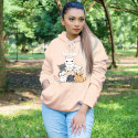 Unique Stylish Hoodie for Girl Seven Cat 