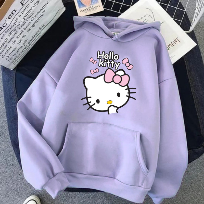 Unique Stylish Hoodie for Girl Hello Kitty