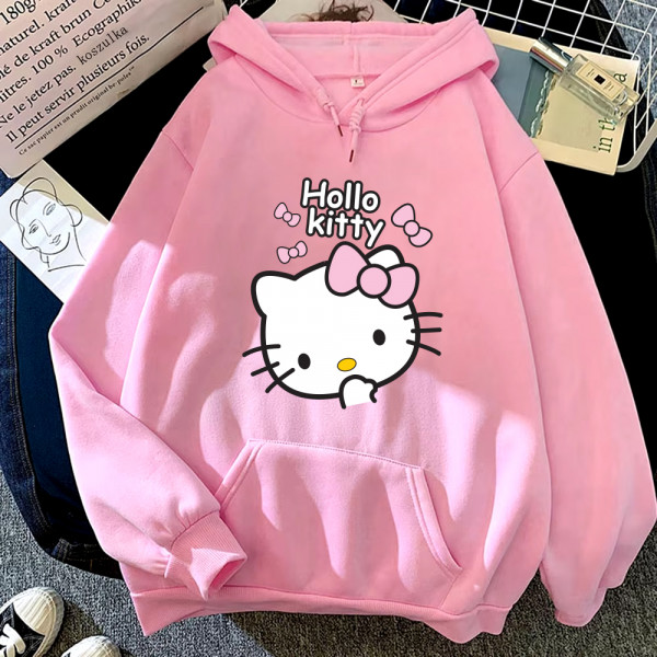 Unique Stylish Hoodie for Girl Hello Kitty