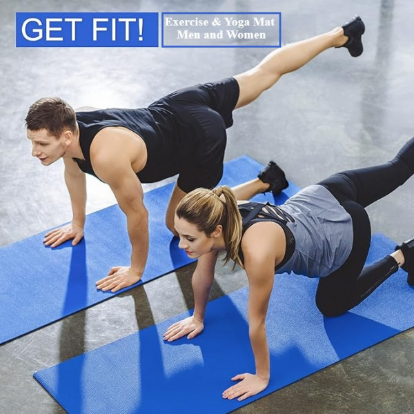 Exercise & Yoga Mat for Men and Women