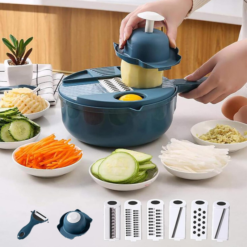 Multifunctional Vegetable Cutter 9 in 1