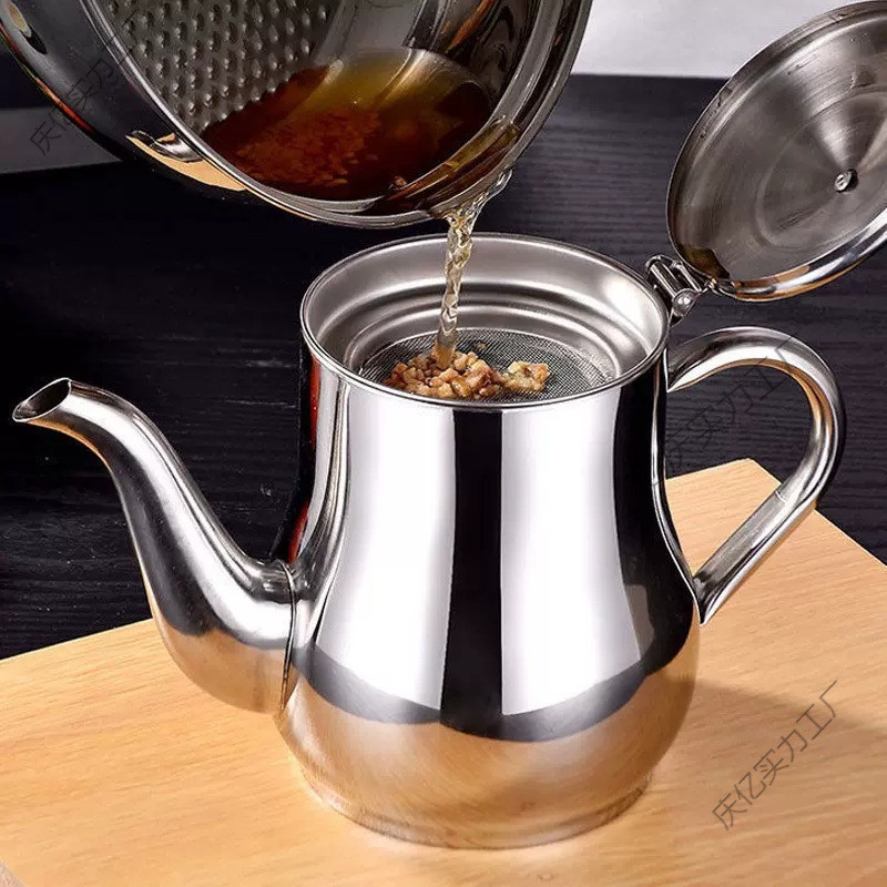 Cooking Oil Strainer Pot- রান্নার তেল ছাঁকনি পাত্র