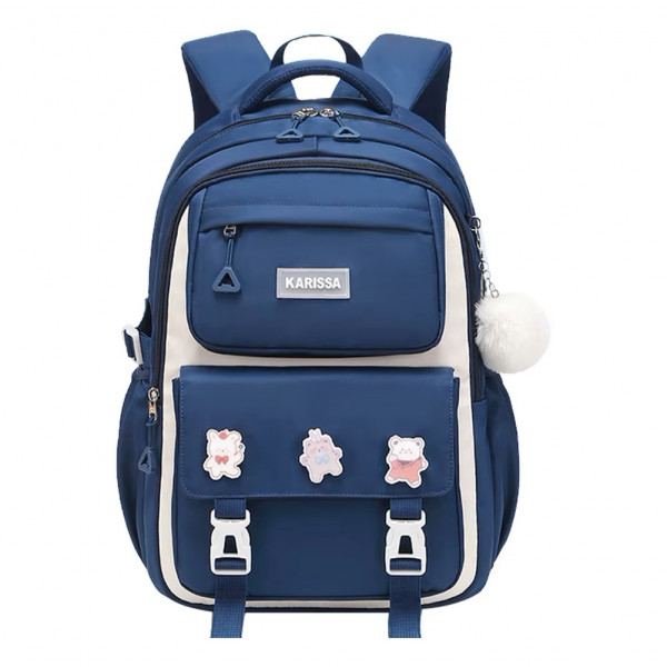 School Bag for Girls and Boys Waterproof (Blue)