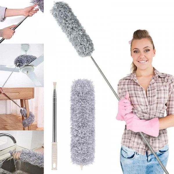 (2 pcs)  Microfiber Dusting Brush 10 Feet Big Size