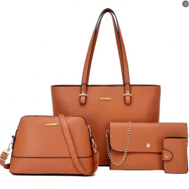 4 Pcs Combo Set (Brown)