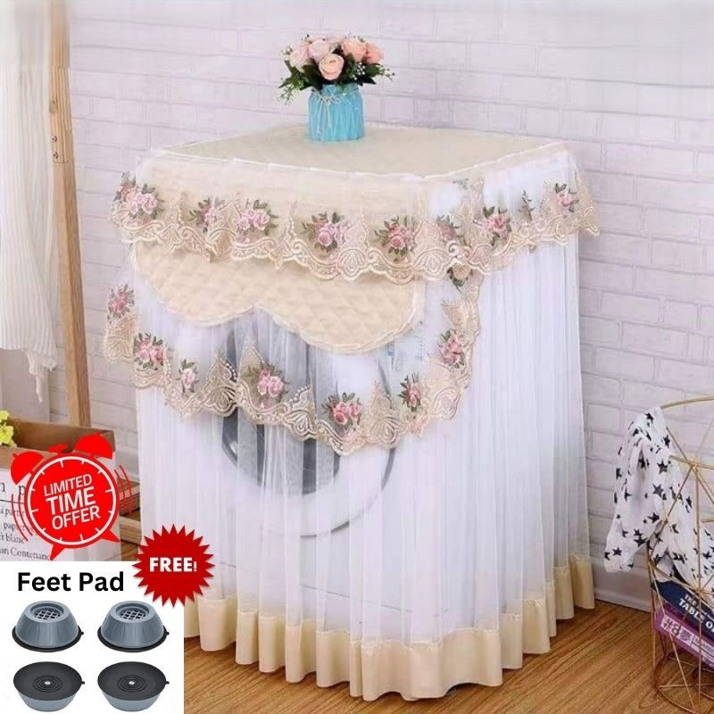 High Quality Washing machine cover ( Cream )