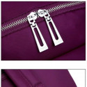 Nylon Backpack Durable Waterproof Casual Shoulder Bag(Purple)