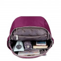 Nylon Backpack Durable Waterproof Casual Shoulder Bag(Purple)