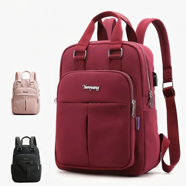 Travel And School Bagpack ( Maroon )