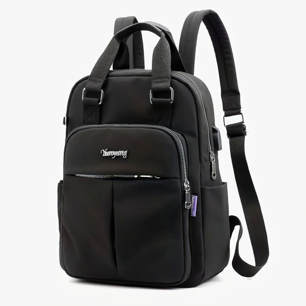 Travel And School Bagpack ( Black )