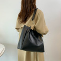 Women PU Leather Handbags (Black)