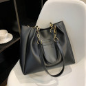 Women PU Leather Handbags (Black)