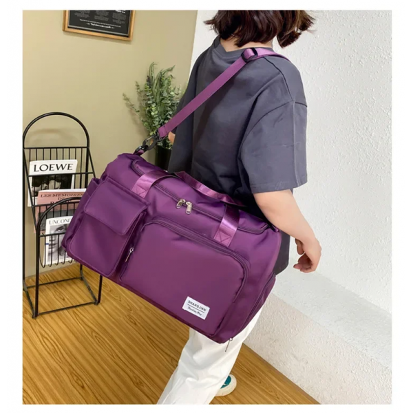 Fashionable Large Capacity Travel & Gym Bag(Maroon colour)Code : 185