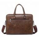 High capacity Men's Shoulder Bag (১২"/১৬") কফি কালার