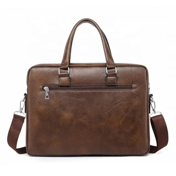 High capacity Men's Shoulder Bag (১২"/১৬") কফি কালার
