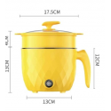 Multifunctional Mini Electric Rice Cooker Hot-pot Cooking Pot 1.8 L Non-stick