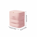 ( 2 pcs ) 3 Layer Adjastable High Quality Storeg Bag
