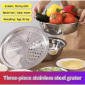১ পিস 3 IN 1 VEGETABLE CUTTER WITH DRAIN BASKET