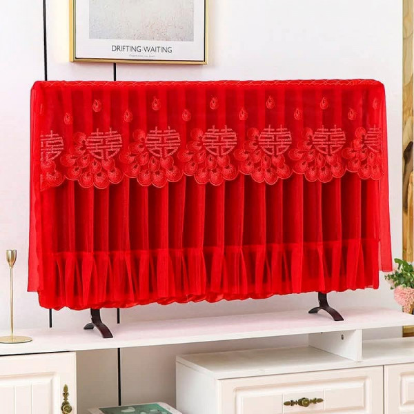 High Quality Red TV Caver